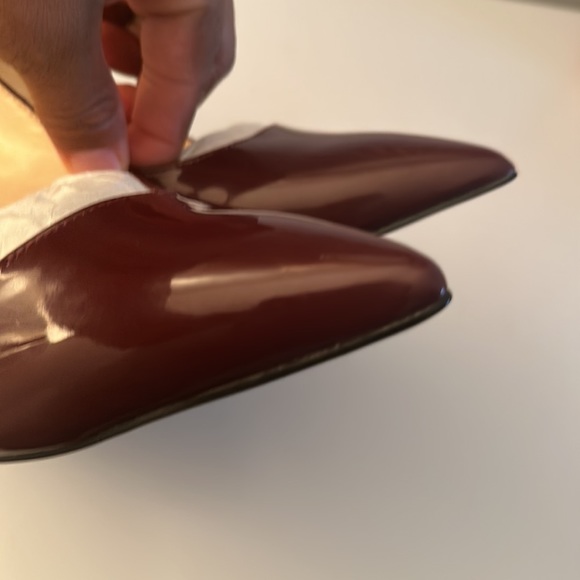 Wedges - Patent Leather w/ Pointy Toe Sz 10 - Picture 4 of 5